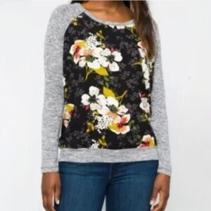 KUT FROM THE KLOTH KFTK Benter Floral Top Blouse Evereve
